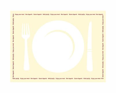 Placemats Standard Printings | Plain Printing Paper | 29x39cm